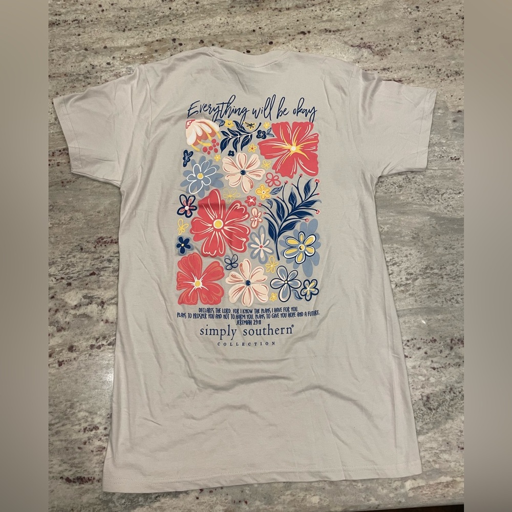Women’s Simply Southern T-shirt. New without tags. Size small.